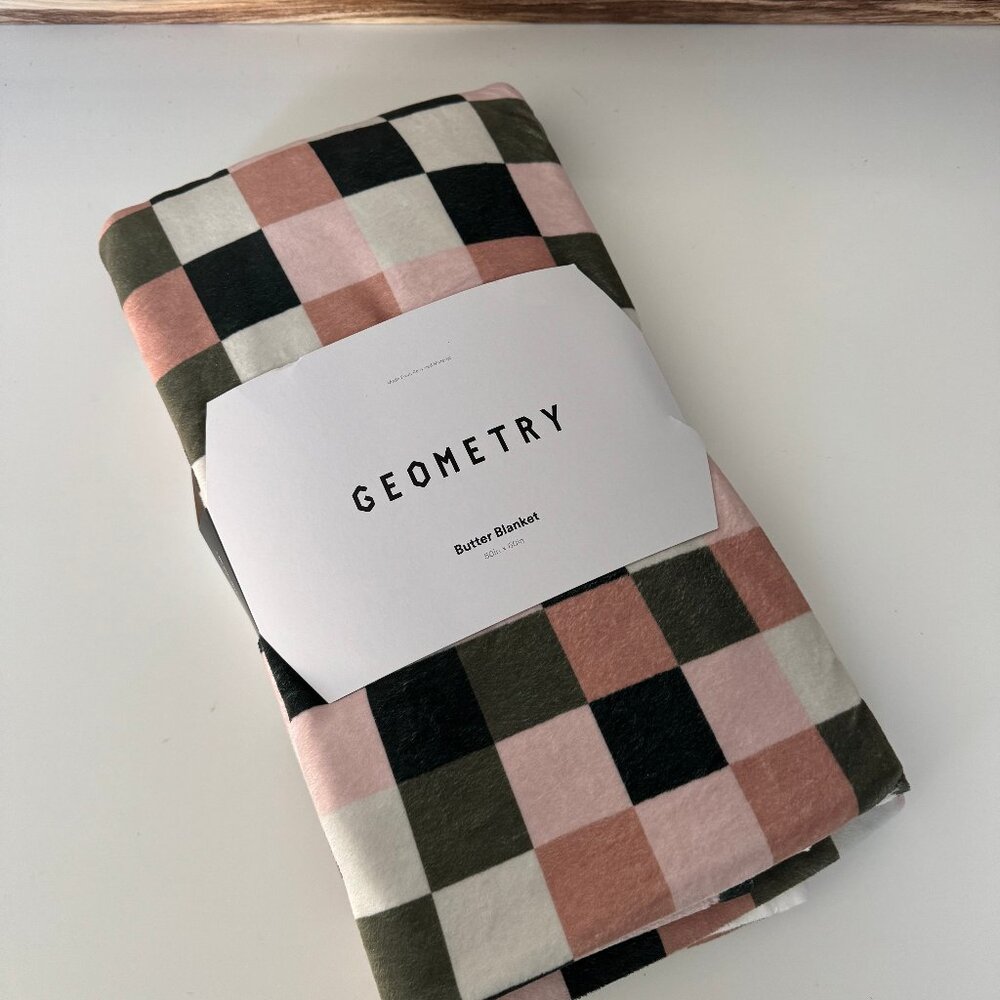 New Geometry Luxora Butter Blanket 50" x 60"